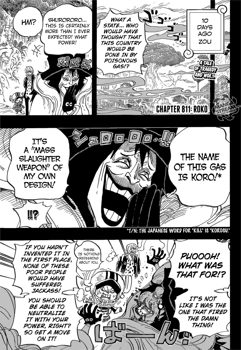 One Piece Chapter 811 4